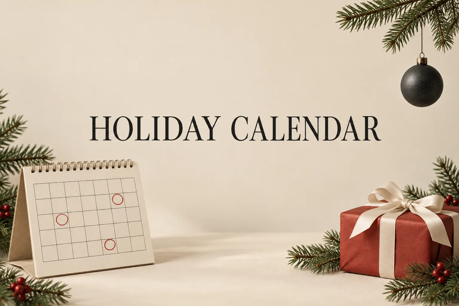 2026년 9월 28일 대체공휴일일까? 추석 연휴 날짜를 확인한다의 HOLIDAY CALENDAR 관련 대표 이미지