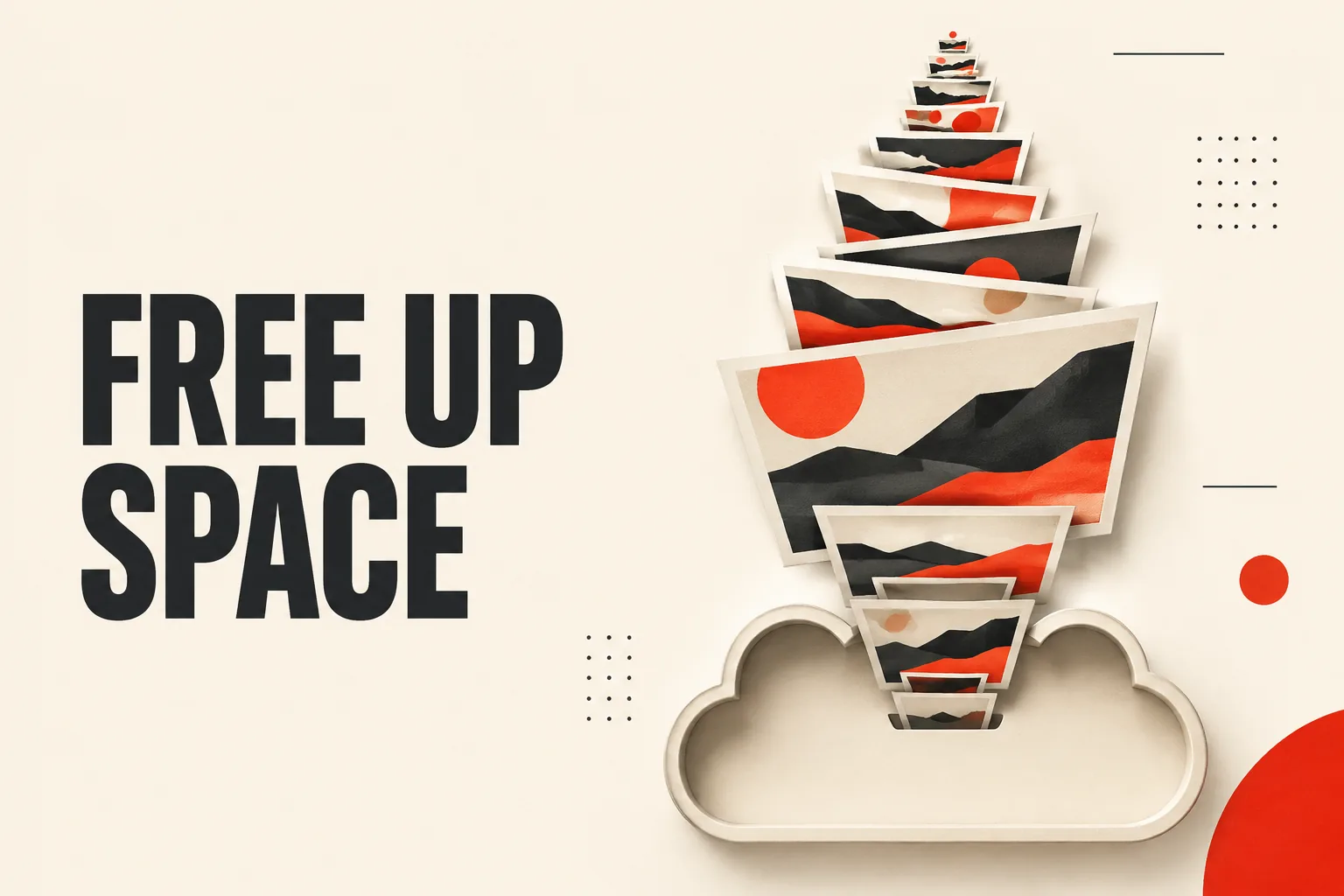 Google 포토로 기기 여유 공간 확보하는 법, 계정 저장용량 정리와의 차이까지의 FREE UP SPACE 관련 이미지
