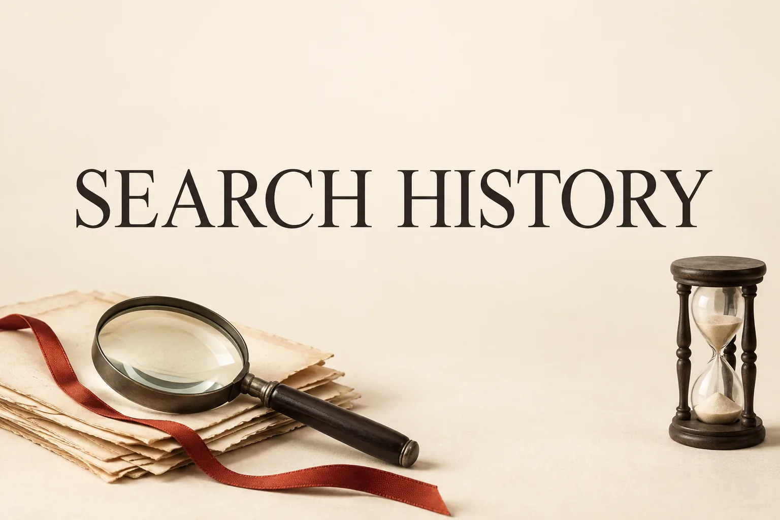 Google 검색 기록 삭제, 어디까지 사라질까?의 SEARCH HISTORY 관련 대표 이미지