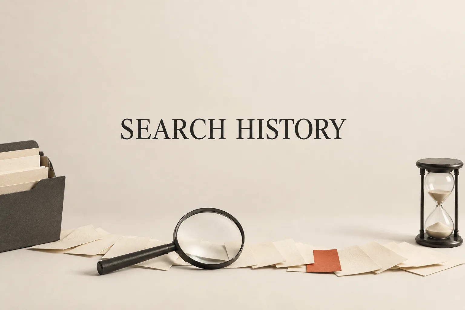 Google 검색 기록을 지우면 어디까지 없어질까?의 SEARCH HISTORY 관련 대표 이미지