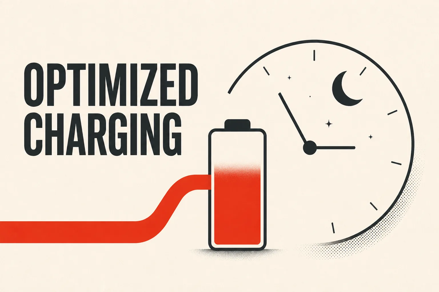 아이폰 최적화된 배터리 충전, 켜는 법과 작동 조건의 OPTIMIZED CHARGING 관련 이미지