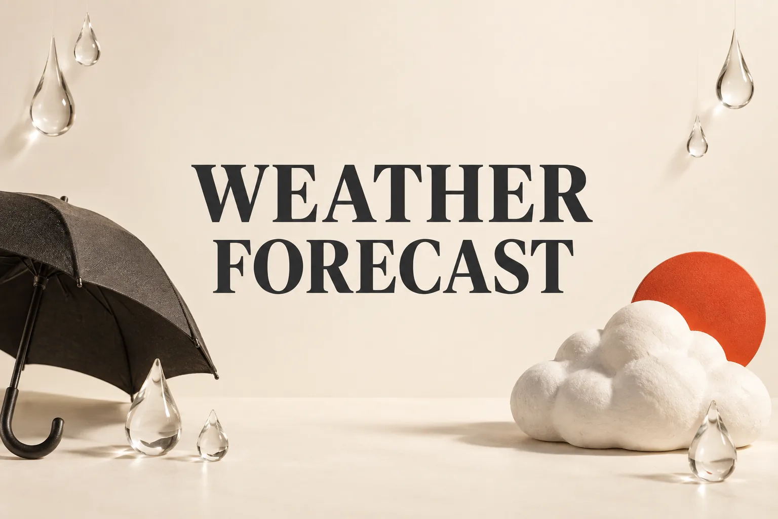 기상청 예보, 강수확률만 보면 안 되는 이유의 WEATHER FORECAST 관련 대표 이미지