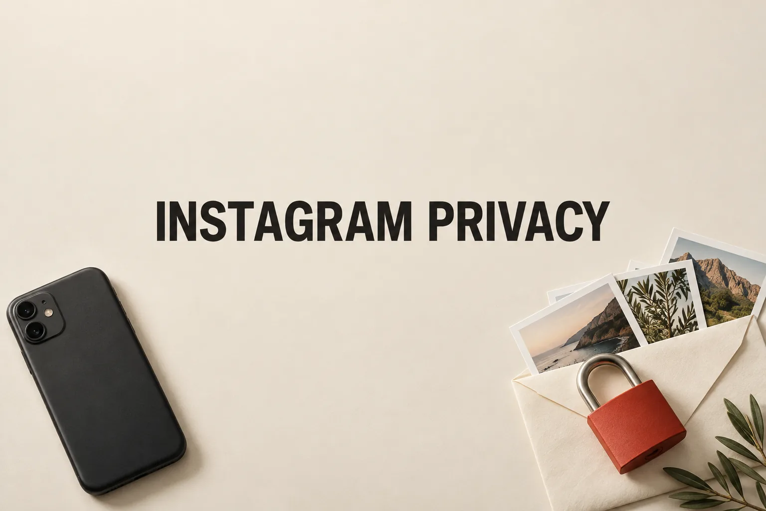 인스타그램 비공개 계정이면 충분할까? 공개 범위와 연락 설정은 다르다의 INSTAGRAM PRIVACY 관련 대표 이미지