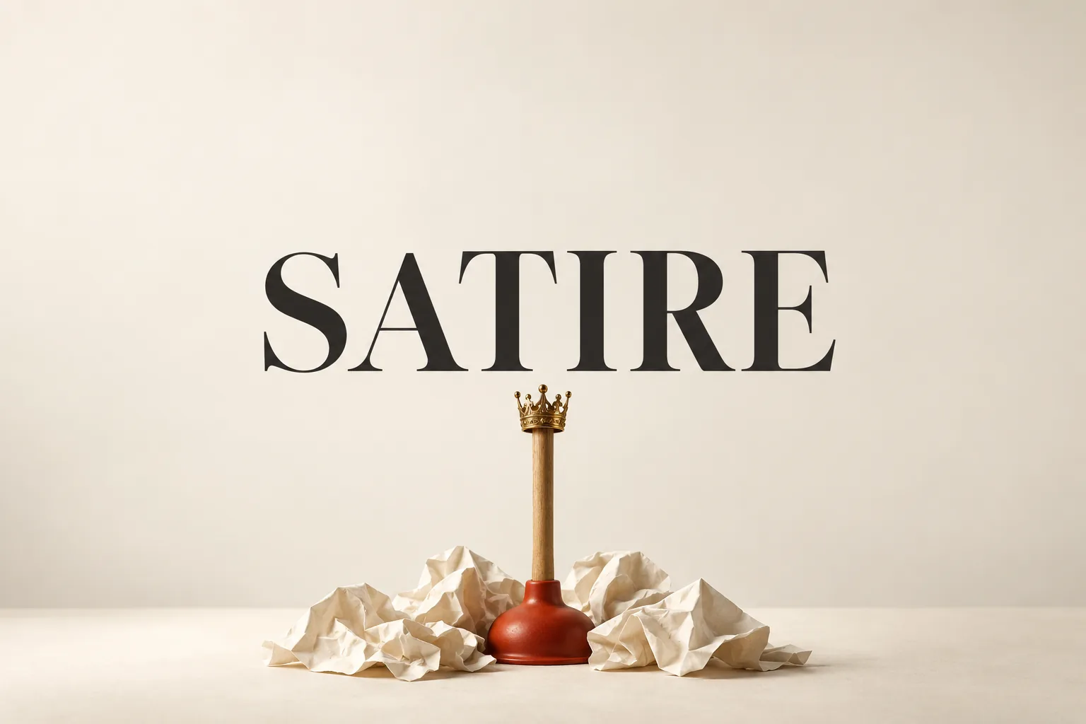 풍자는 그냥 웃긴 말이 아니다: 희화화·해학·반어를 가르는 기준의 SATIRE 관련 대표 이미지